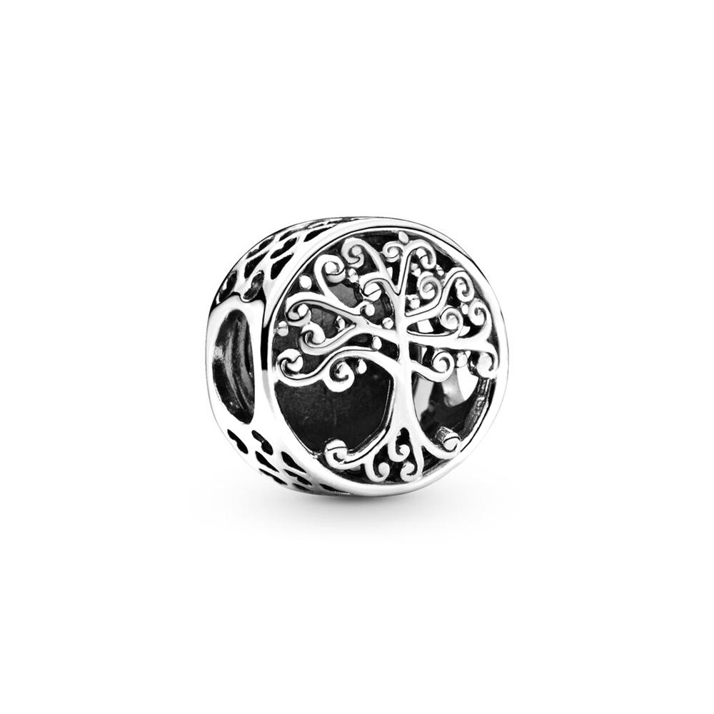 Семейный подвеска в форме сердца S925, серебряная серия «Любовь для мамы», подходит для женщин, браслет, аксессуары, «сделай сам», подарок на День матери