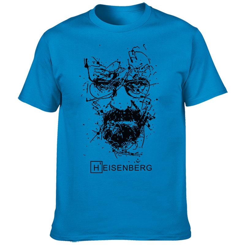 European and American Creative Breaking Bad Heisenberg T-shirt TV Series Printing Men's Street Fashion T-shirt Casual Top