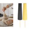 10Pcs Pottery Trimming Tool Sponge On Stick Wood Handle Ceramic Clay Trimming Sponge Tool For Pottery Shaping Smoothing