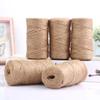 100M 1mm 2mm 3mm Natural Burlap Hessian Jute Twine Cord Hemp Rope String Gift Packing Strings Christmas Event & Party Supplies