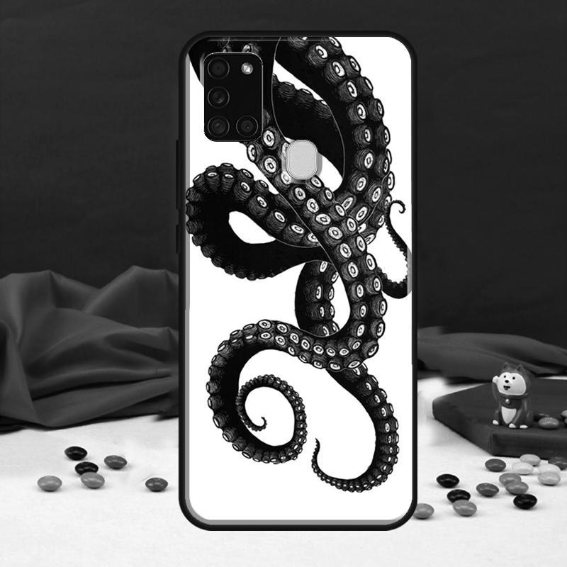 Octopus Case For Samsung Galaxy A34 A54 A14 A53 A13 A51 A71 A50 A12 A22 A32 A52 A72 Phone Cover