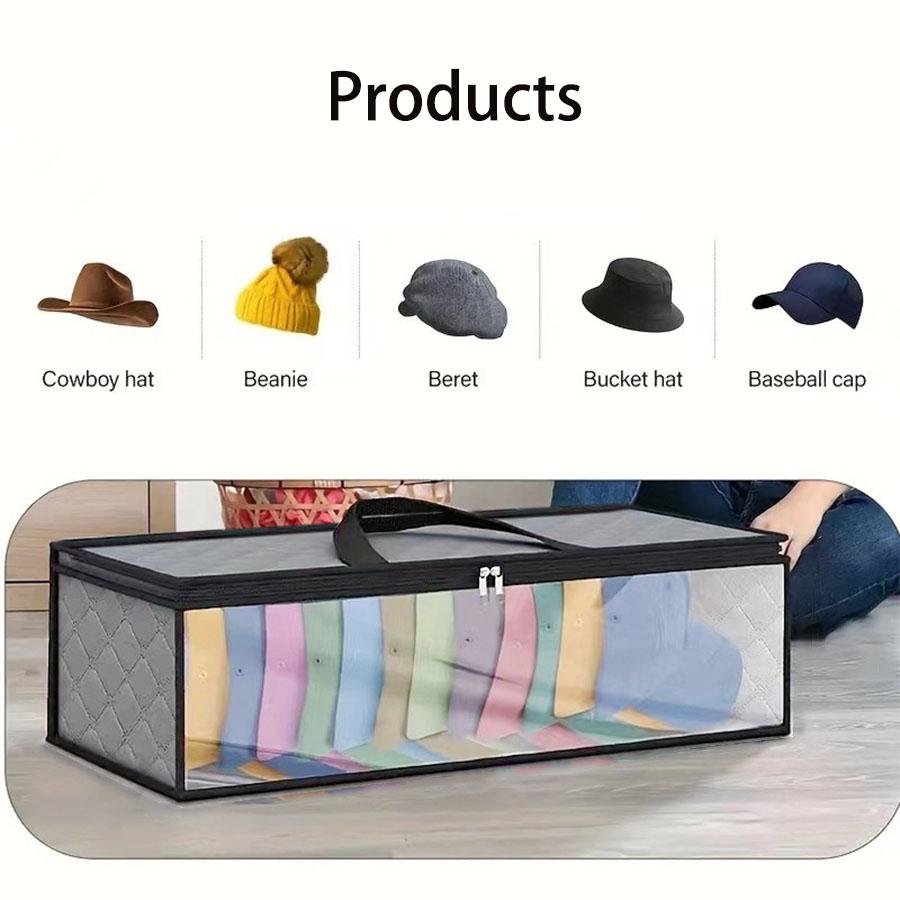 1PC Hat Storage for Baseball Caps Organizer, Large Holds Up To 20 Hats Wide Organizer Closet Cap Holder