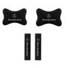 Car Headrest Neck Support Seat Auto Breathable Pillow Protector Neck Compatible For Mercedes Benz W211 W203 W204 W210 AMG W202  p4