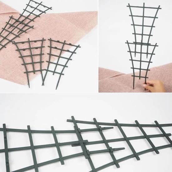 5шт пластиковый садовый горшок для вьющихся растений опорная стойка цветок лист лоза решетка