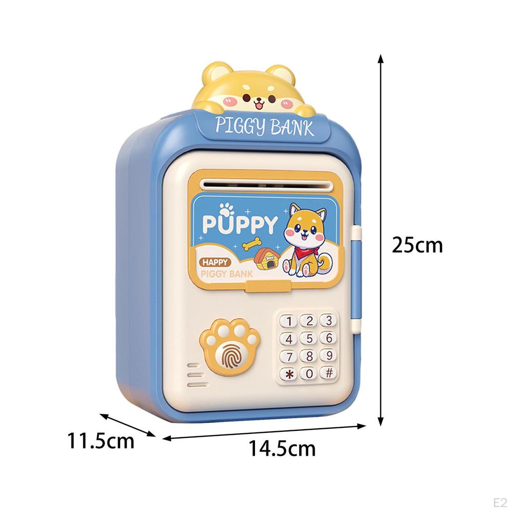 Банкомат, сберегательный банк, детские копилки с автоматической прокруткой, копилки для денег, сейф для детей от 3 до 8 лет