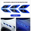 Car Reflective Sticker 3D Epoxy Car Styling Reflective Strips Safety Warning Stickers For Benz CITAN VITO SPRINTER CLS SLK Sport RI8