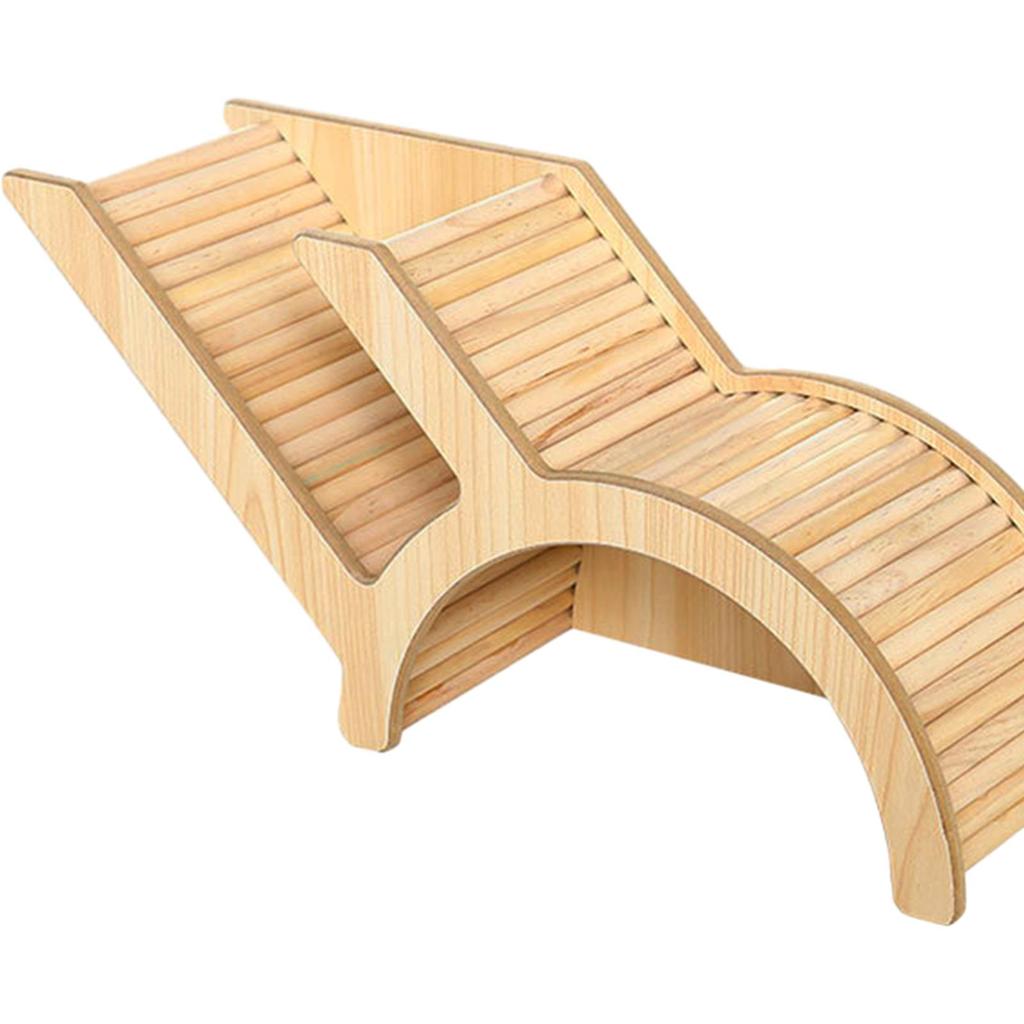 Hamster House and Habitat Wood Small Animal Hideout Hut Play Toy for Gerbils