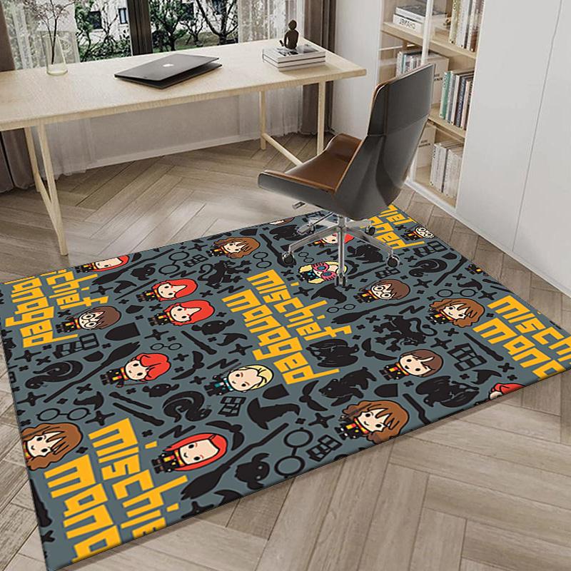Magical School Adventure Carpet, Chair Rug,Rug for Office Bedroom living rooms, Doormat decor Fan Gift Christmas Gift