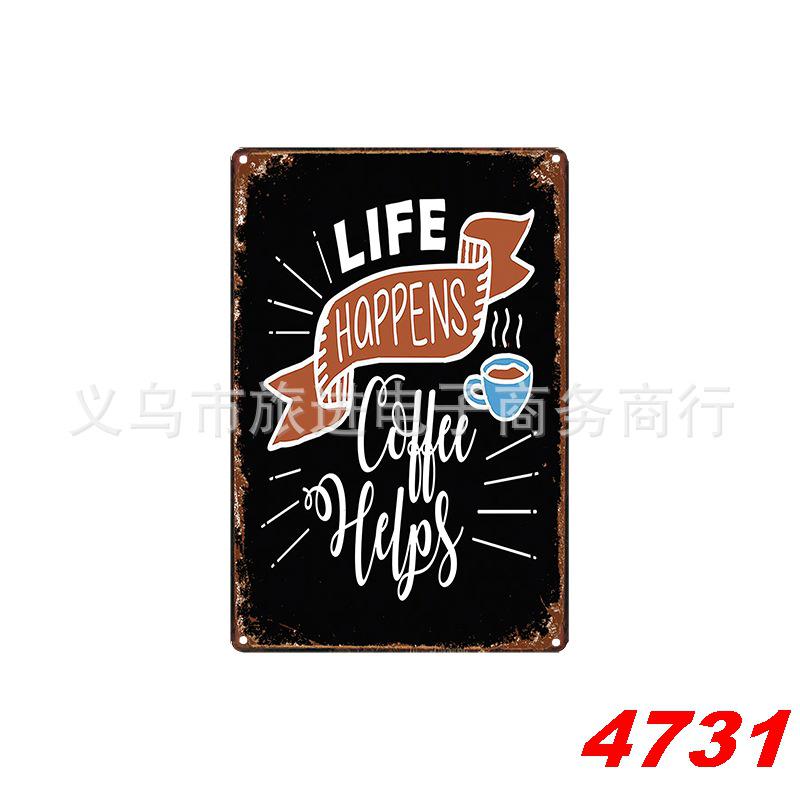 Retro Wine Tin Painting - Vintage Decor for Bar, Bedroom, or Coffee Shop