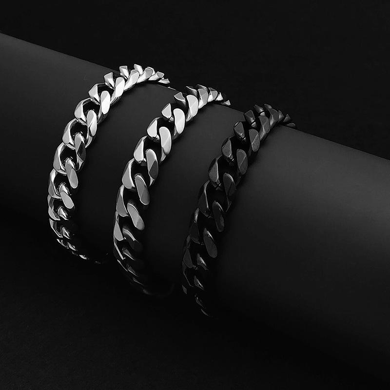 Подвески из нержавеющей стали 10 мм, кубинская цепочка, браслет NK, мужской подарок