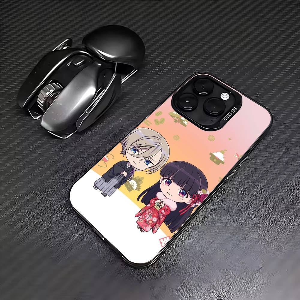 Чехол для телефона Аниме M-My Happy M-Marriage Для iPhone17,16,15,14,13,12,11 Plus,Pro Max Цветной Посеребренный Внутренний Чехол