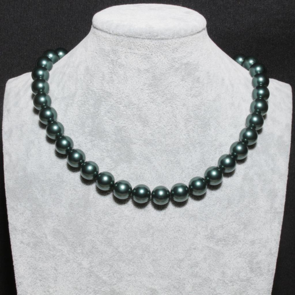 8, 10, 12 мм, круглое ожерелье из натурального жемчуга в форме ракушки, Таити, зеленое, белое, фиолетовое, золотое, разноцветное, цепочка-воротник, подарки для женщин и мам