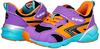Hi-Tec KD046 FLASH FORCE KIDS Outdoor Sneakers, LED Camping, Purple, 15.0 cm, 2E