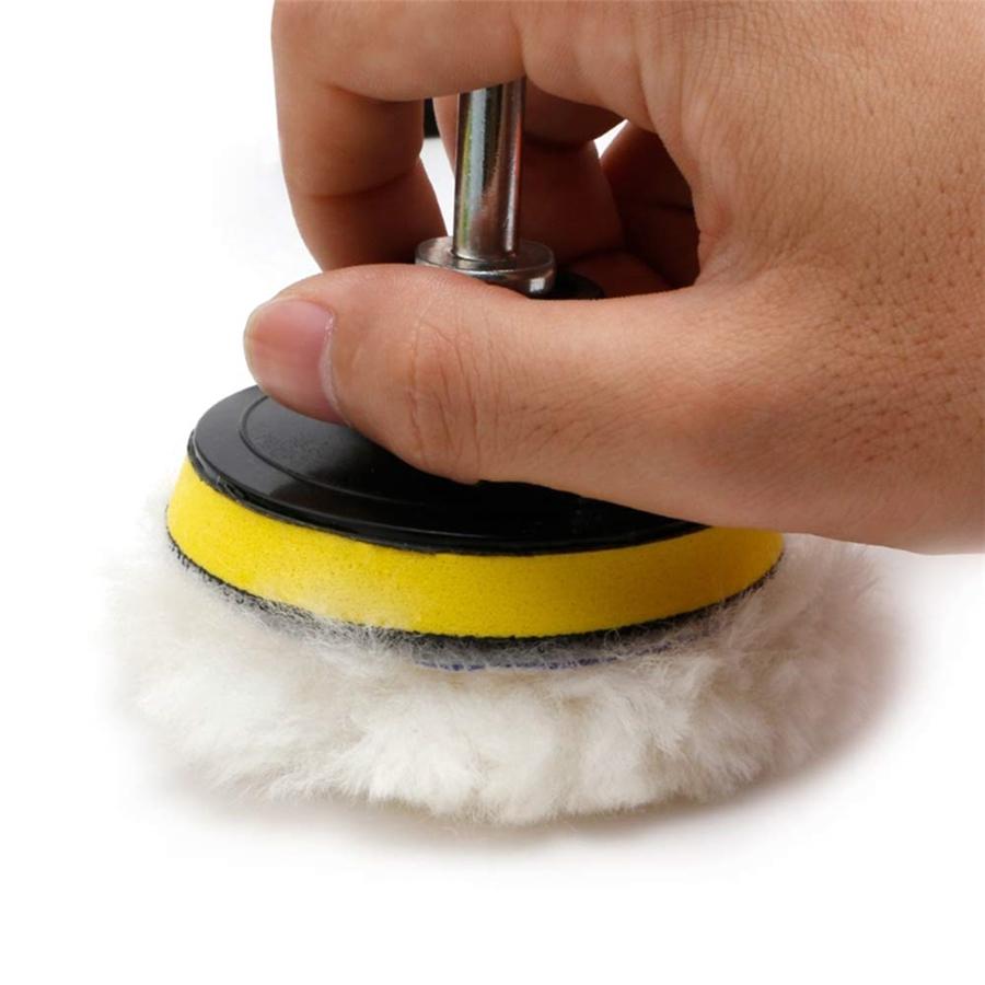 Набор из 31 шт. губок для полировки, вощения, полировки, с полировальным составом, для автомобиля, с адаптером для дрели