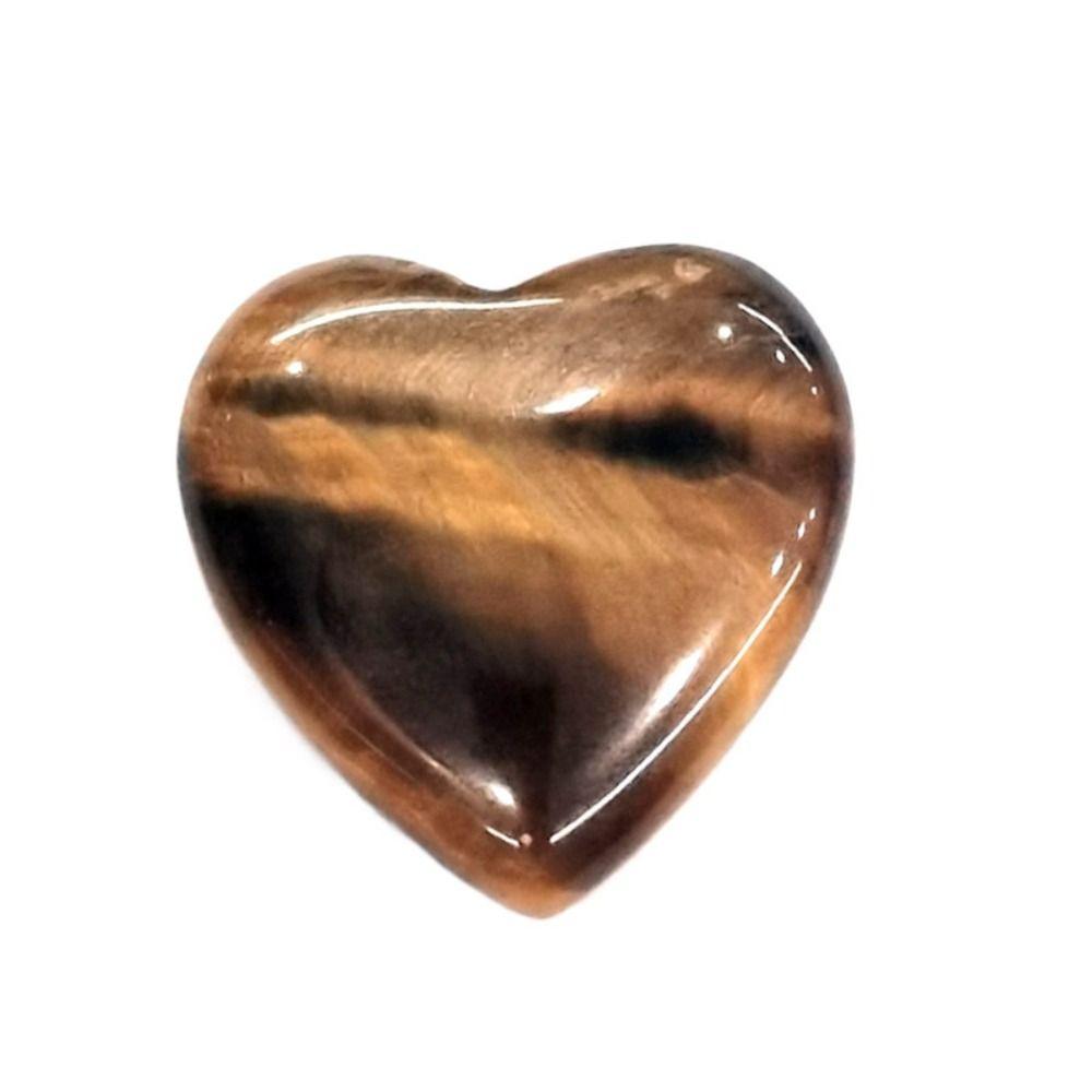 Non-porous Natural Crystal Stones Natural Quartz Crystal Ornaments Heart-shaped Stone  Gift