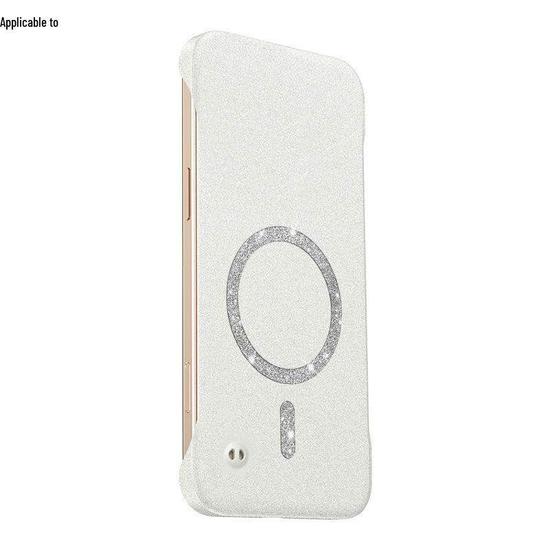 Ультратонкий безрамочный магнитный чехол-накладка из твердого пластика с блестящим песком для Huawei nova8/Nova8Pro