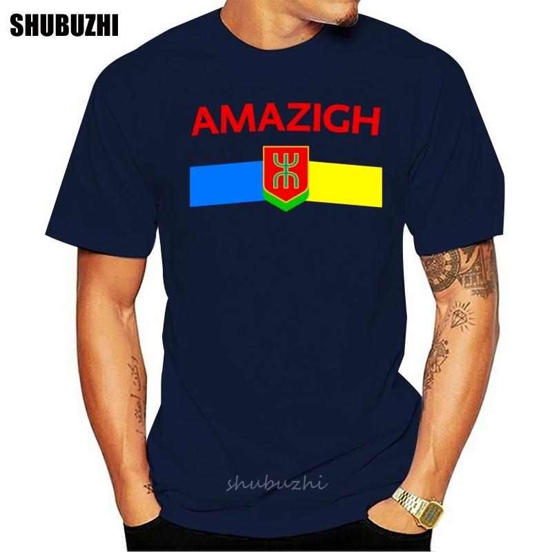 Амазигская футболка мужская Дизайны хлопок SXXXL Уникальная Антиморщинная Смешная Повседневная летняя Формальная футболка летняя футболка