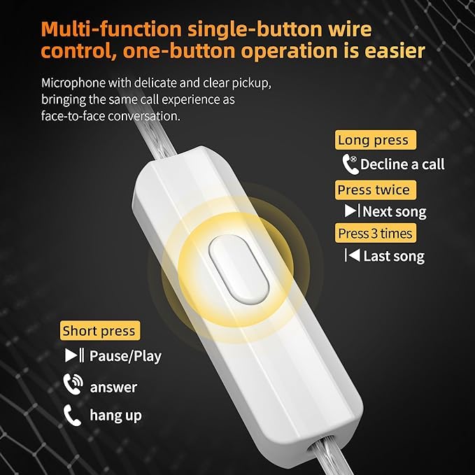 Through the Barrier of Acoustic Technology KZ PR3 Wired Type Ear HIFI Sound Ear Unprecedented Hearing Experience Small and Lightweight Design