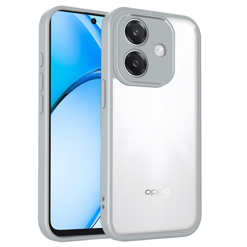 EUCAGR Чехол для Oppo A3X 4G с воздушными подушками, противоударный силиконовый бампер, прозрачная матовая задняя крышка, жесткий чехол для телефона для Oppo A3X