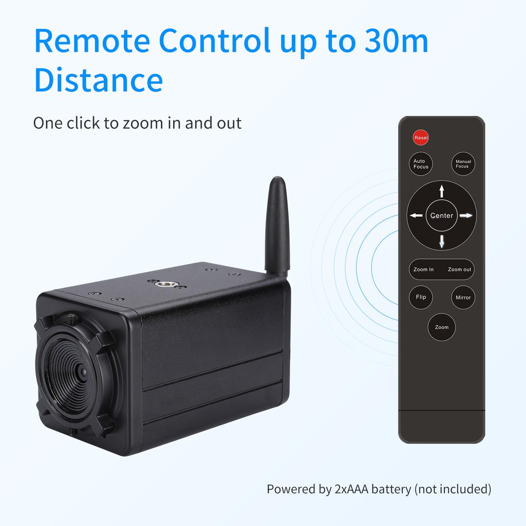 4K HD-камера Компьютерная камера USB Веб-камера CMOS IMX415 Датчик изображения 9-кратный оптический зум Ручная автофокусировка