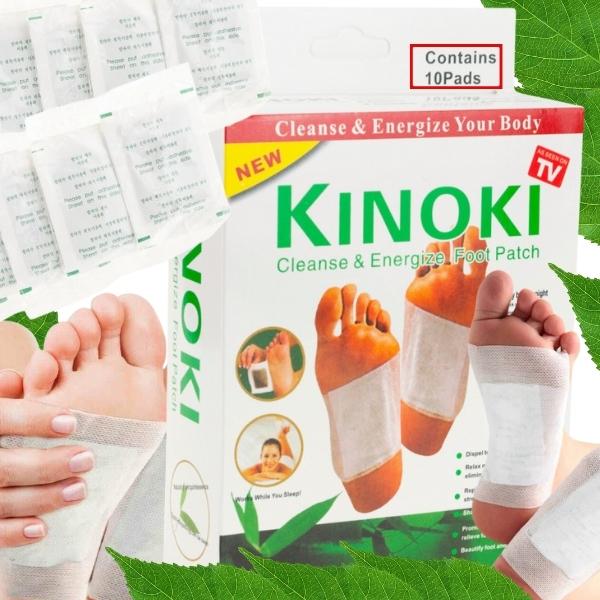Kinoki Toxin Cleansing Patches 10 Pcs Detox Toxins for Kiyome Feet