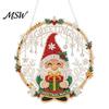 Rhinestone Painting Suncatcher Kit Christmas Kit, DIY Faux Pearl Art Ornament Craft Crafts for Adults Beginner, Acrylic Xmas Handmade Ornaments