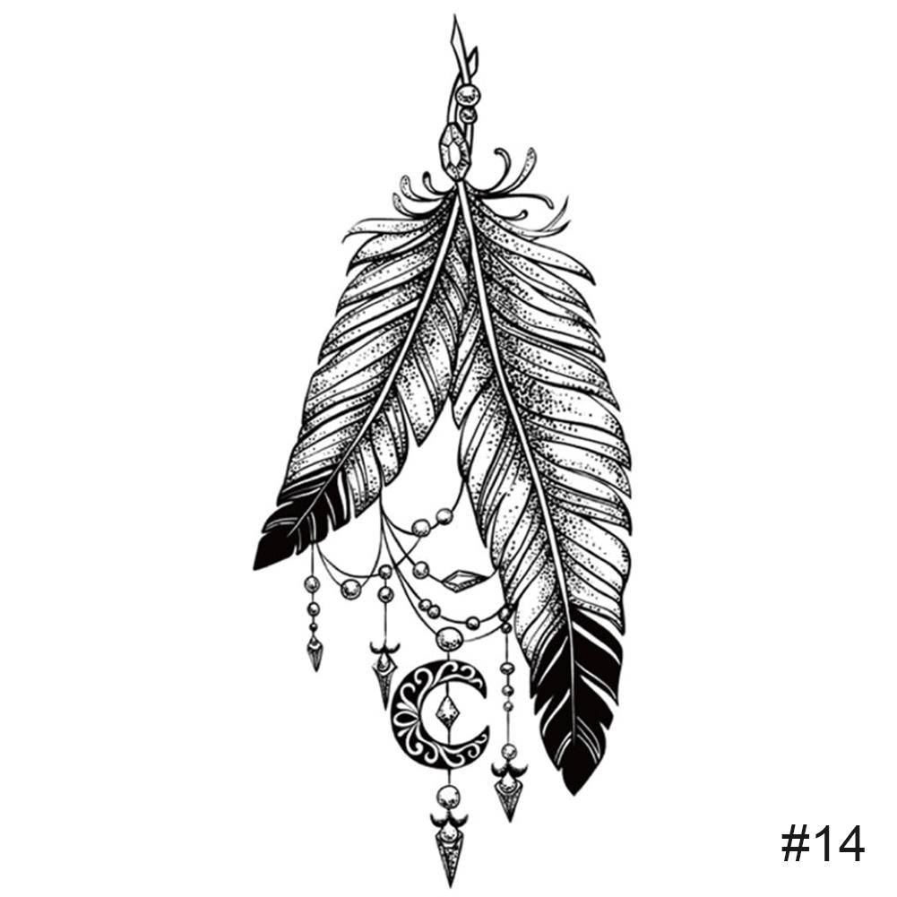 Маленькие свежие черные татуировки наклейки водонепроницаемые долговечные татуировки наклейки боди-арт татуировки для женщин мужчин