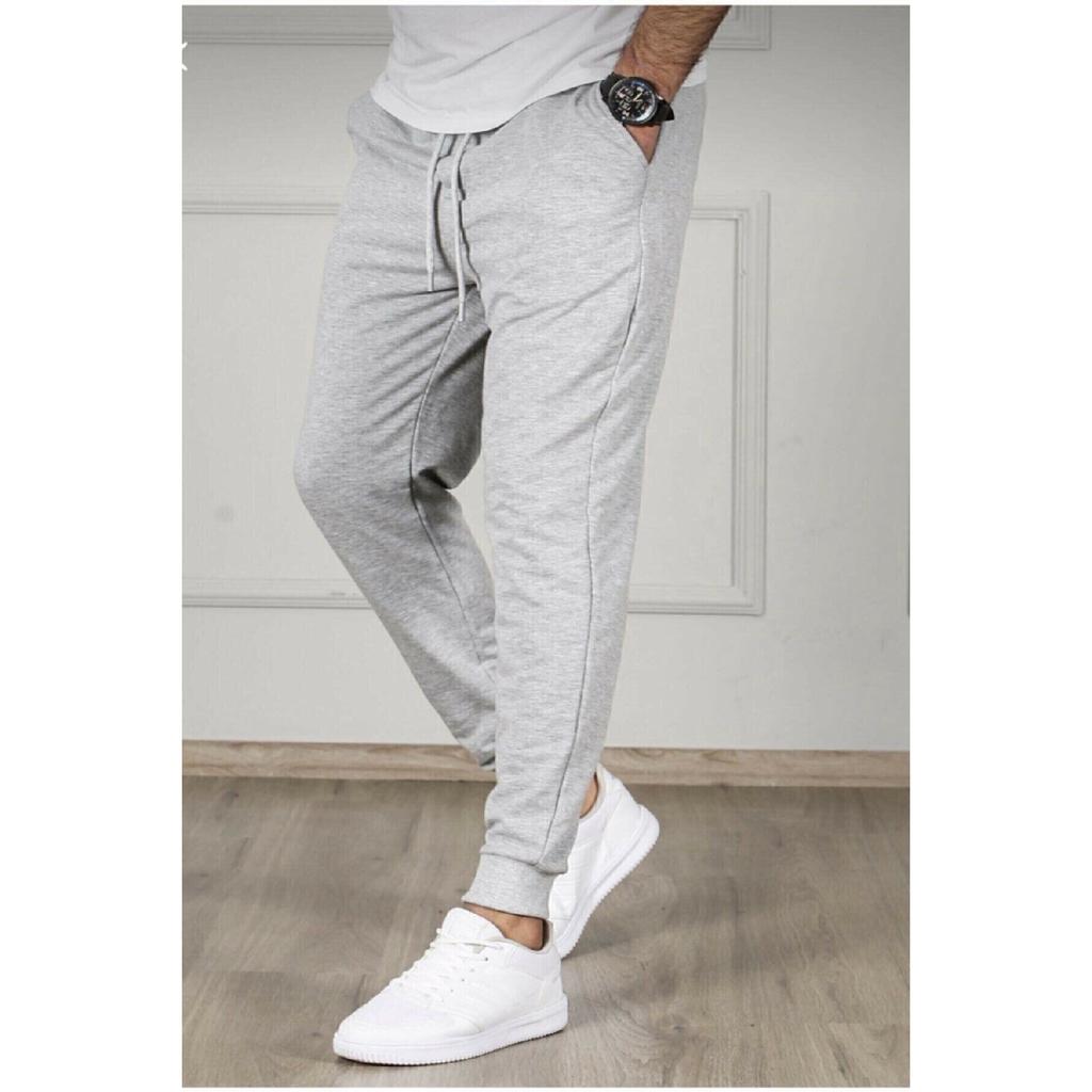 Blackjackgiyim Men's Gray Slim Fit Jogger Sweatpants