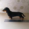 Emulational Child Gift Puppy Handcrafted Realistic Pet Animals Dog Model Dachshund Simulation Toy