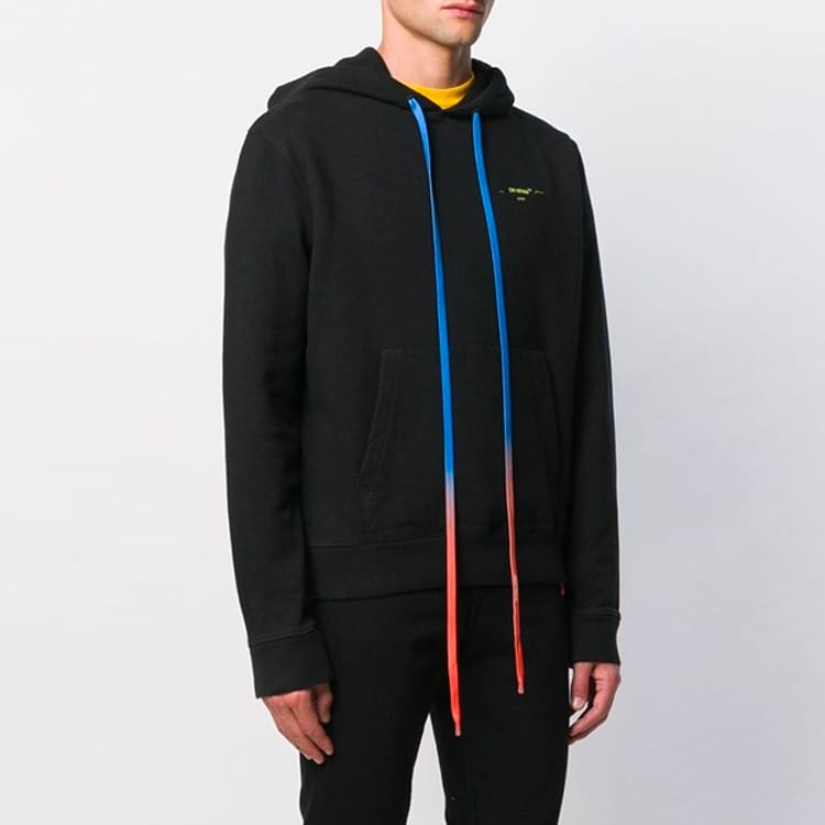 Худи OFF WHITE с акриловыми стрелами OMBB034F19E300101060