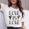 Lgbt T Shirts For Women Gay Pride Tshirt Female Love Lesbian Rainbow T Shirt Love