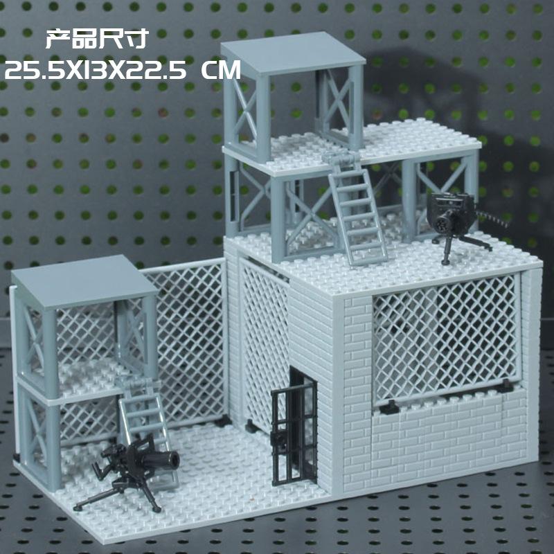 Конструктор для самостоятельной сборки модель из строительных блоков MOC сцена оружейная военная база подарок на день рождения ребенка Детские развивающие игрушки