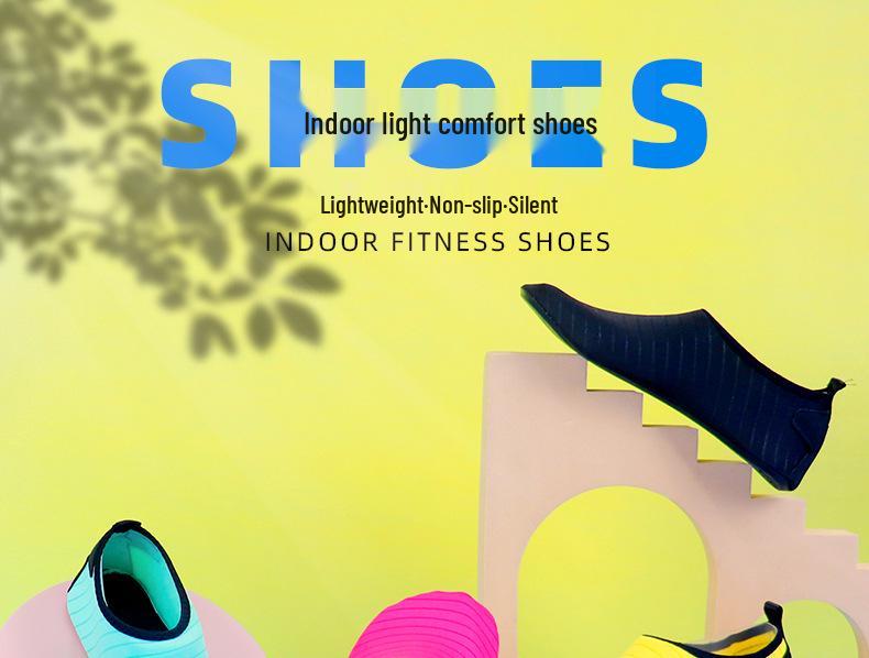 Женские легкие нескользящие комнатные спортивные туфли с амортизацией для йоги, скакалки, беговой дорожки и фитнес-тренировок
