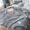 Coral Fleece Blanket With Soft Polyester Fabric For Living Room Napping And Home Comfort