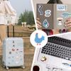 100 Синих Эстетичных Граффити Наклеек 'Blue Coast' для DIY Декора Гитары Ноутбука Чемодана Водонепроницаемые