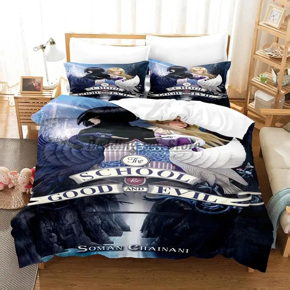 The School For Good And Evil Bedding Set Single Twin Full Queen King Size Bed Set Aldult Kid Bedroom Duvetcover Sets Bed