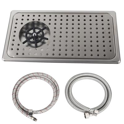 G1/2 Нержавеющая сталь Автоматическая машина для мытья чашек Очиститель для стекла для бара Паб РесторанM