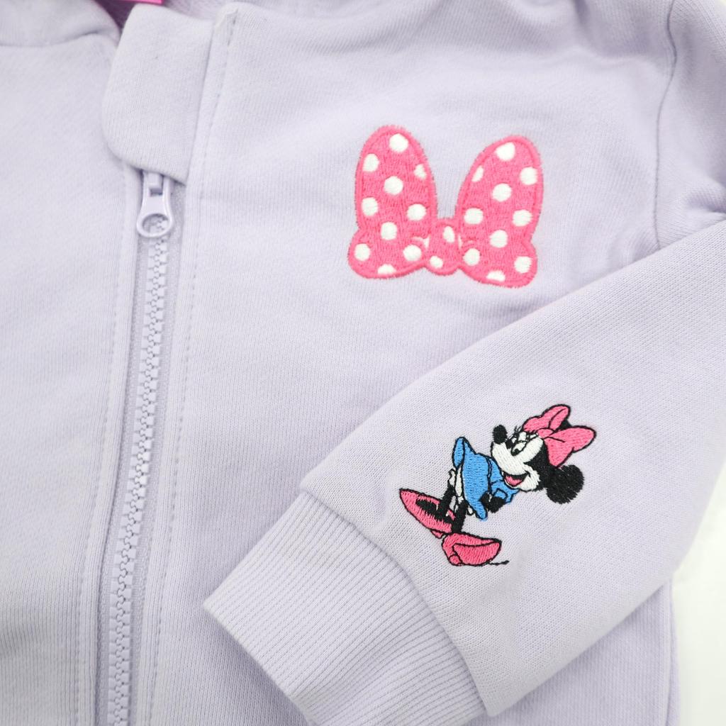 Толстовка с капюшоном Микки Минни Толстовка с капюшоном на молнии для детей Толстовка с капюшоном для мальчиков и девочек Одежда [Disney] и детская Минни/фиолетовый