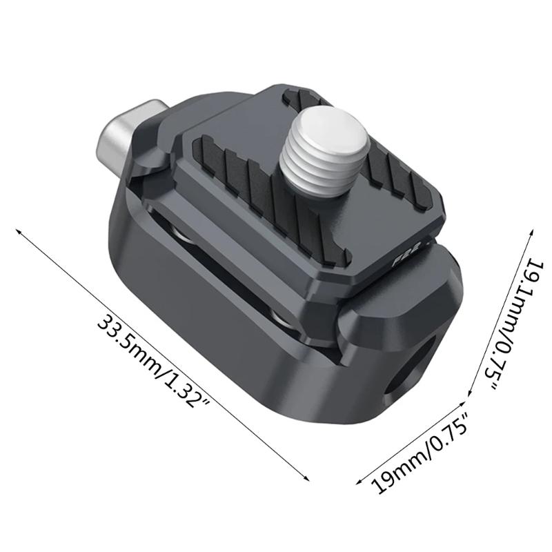 F22 Basic Quick Release Plate Kit, Camera Mounting Adapter Convert 1/4" Thread To F22 QR System