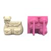 Silicone Mold for Succulent Plant S Garden Statues Backpack Bear Flower Mold Unique Pen Holder Resin Molds