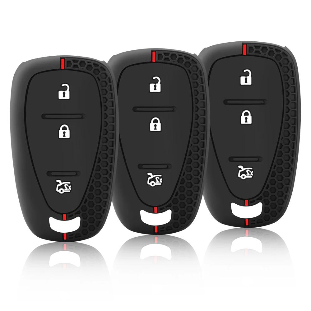 Для Chevrolet Cruze Malibu Spark Sonic Impala Equinox Volt Trax Traverse Camaro чехол для пульта дистанционного управления с силиконовым чехлом для автомобильного ключа
