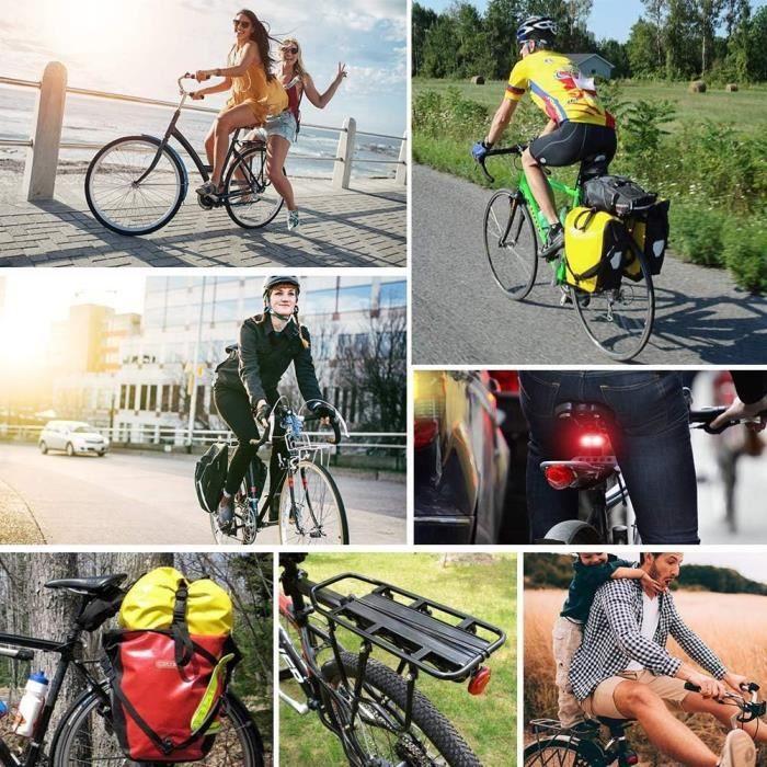 Porte-bagages arrière de vélo - maikehigh - réglable - alliage d'aluminium - résistant aux intempéries