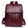 Women Fashion Backpacks Shoulder School Bags for Teenage Girls Preppy Style Bookbag PU Leather Rucksack Female Knapsack