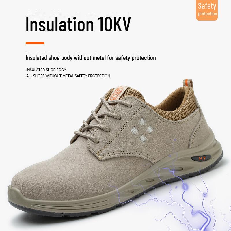 Ботинки сварщика из коровьей кожи со стальным подноском - Защита от ударов, проколов, утепленные, низкие, безопасная обувь для сварщиков.