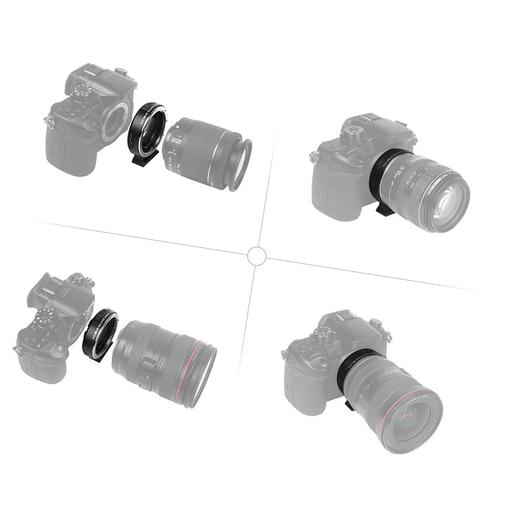 Auto Focus Lens Mount Adapter 0.71X for Canon EOS EF Lens To Micro Four Thirds (MFT, M4/3) Camera