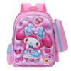Kuromi Melody Cinnamoroll Captain America Backpack With Wearresistant Nylon And Breathable Back System For School Kids