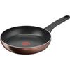 Сковорода Tefal 26 см, совместима с индукционными и газовыми плитами, не содержит ПФОА и других вредных веществ, Долговечное антипригарное покрытие, «IH Titanium