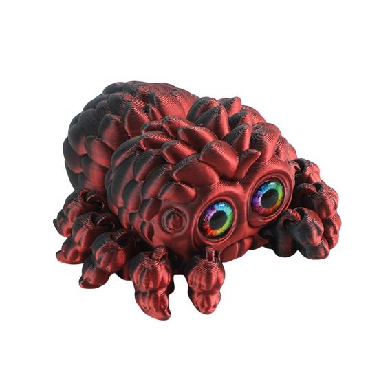 Yousheng Хэллоуин 3D-печатная фигурка паука с подвижными суставами, фигурка паука, игрушка-непоседа, шарнирная модель паука, украшение для дома, офиса, настольный орнамент