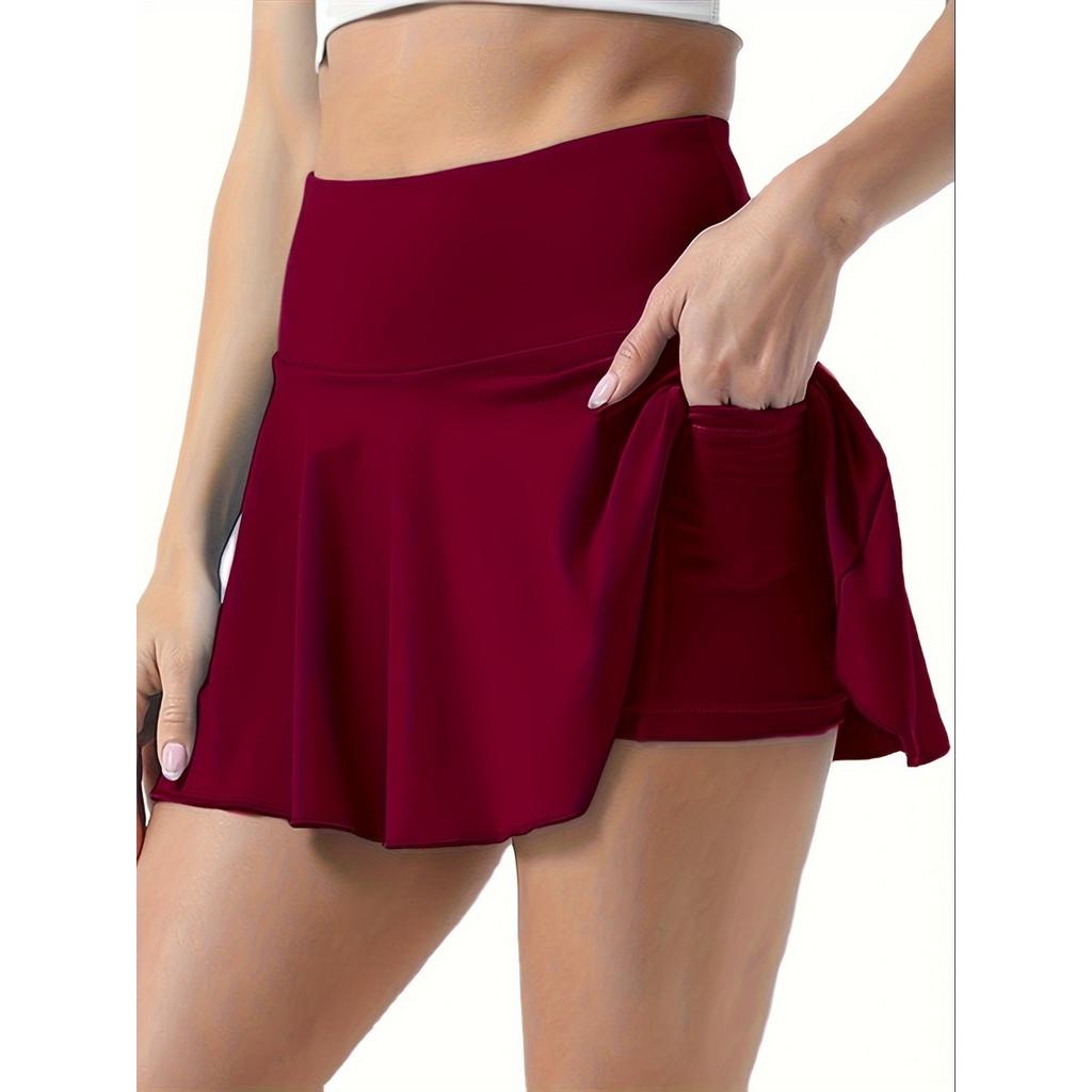 Outdoor Sports Casual Comfortable Versatile Half Skirt, Pleated Skirt Women's Models
