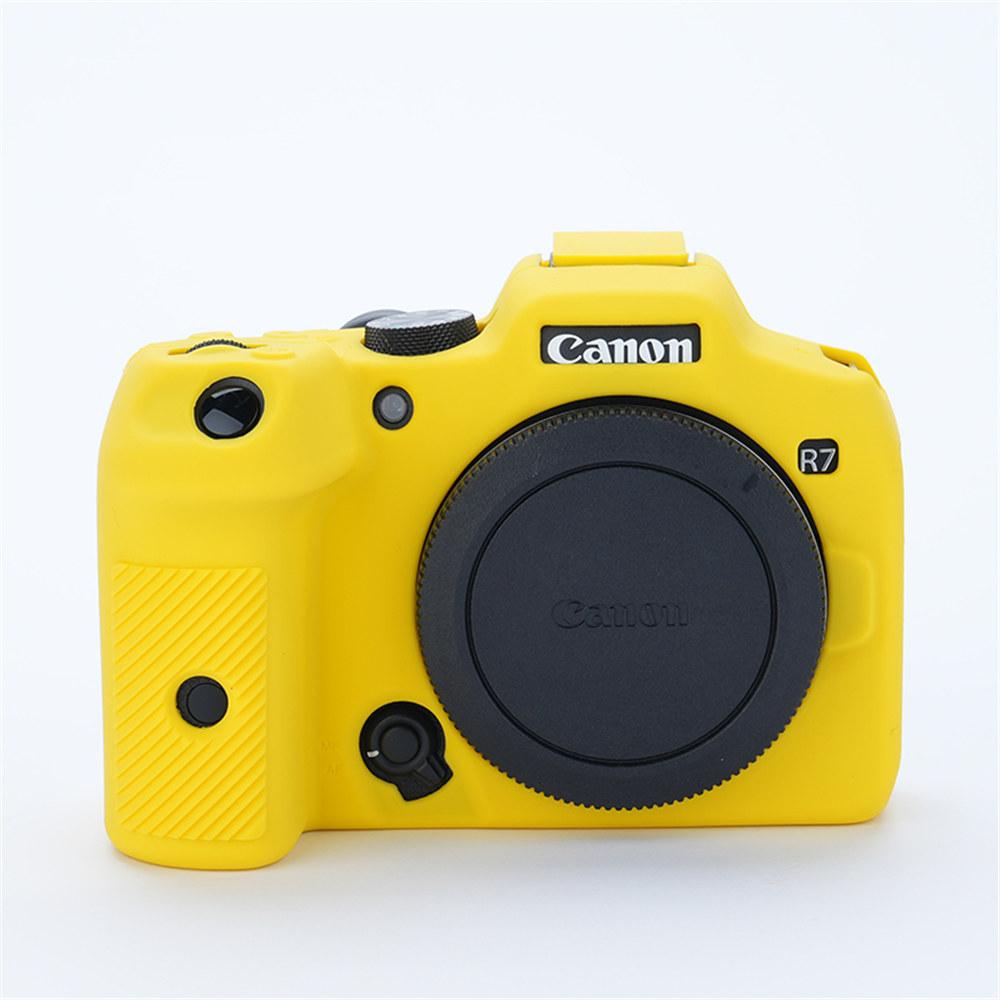 Soft Silicone Armor Camera Body Case For Canon EOS R7 Protective Camera Bag Rubber Cover Skin